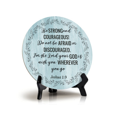 Plaque de table avec support