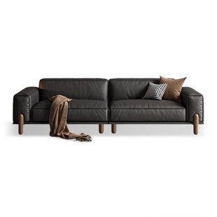 Genuine Leather Modular Sofa cushion couch