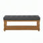 Banc rembourré avec tablette de rangement-593291193-593291196