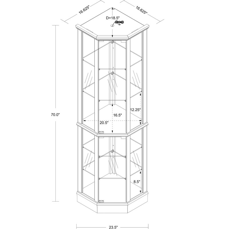 Vitrine Curio