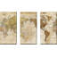 Carte du monde - ensemble de 3 impressions sur toile tendue-1946049524