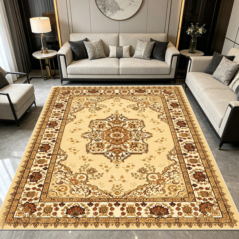 1PC Boho Blue Tropical Palm Geometric Line Art area rugs for Living Room, Soft and Comfortable, Suitable for all seasons, easy-to-maintain, machine washable Indoor floor mat, Under Table Farmhouse suitable for living room, bedroom, dining area,