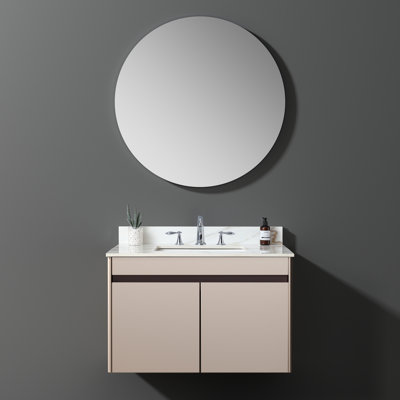 37 Inch Bathroom Sink Vanity Top - White With Rectangular Basin Marble 4" Backsplash, 8 Faucet Hole, Waterproof And Scratch Sintered Stone For A Hygienic Stylish
