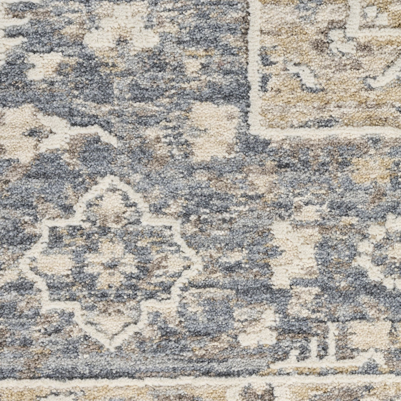 Hemington Blue Vintage Indoor Rug, Rectangle 9'6" x 13'2"