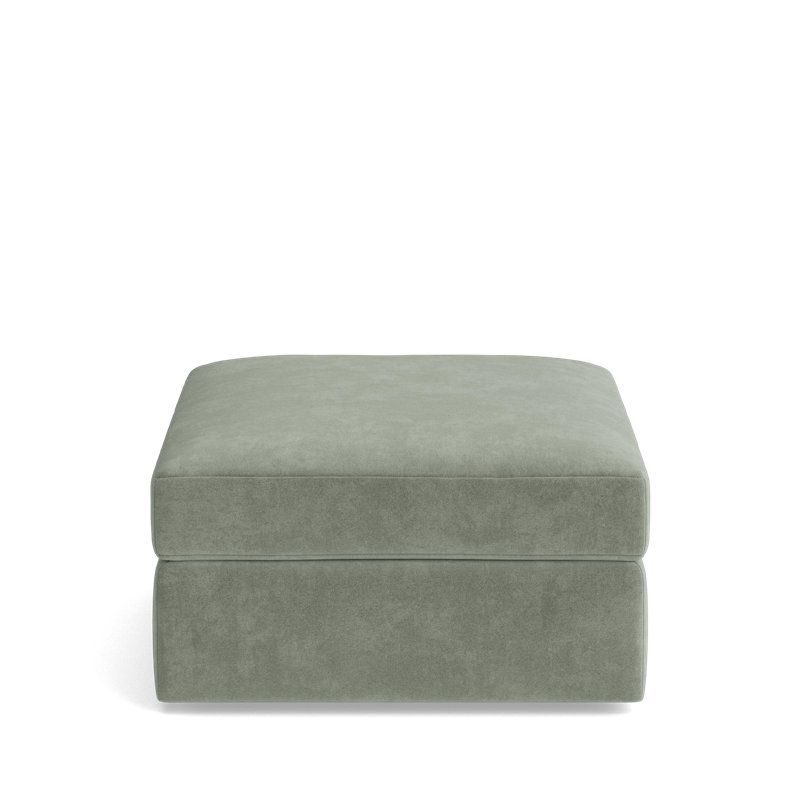 The OG Ottoman, Velvet - Sage