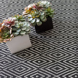 Diamond Flatweave Geometric Area Rug