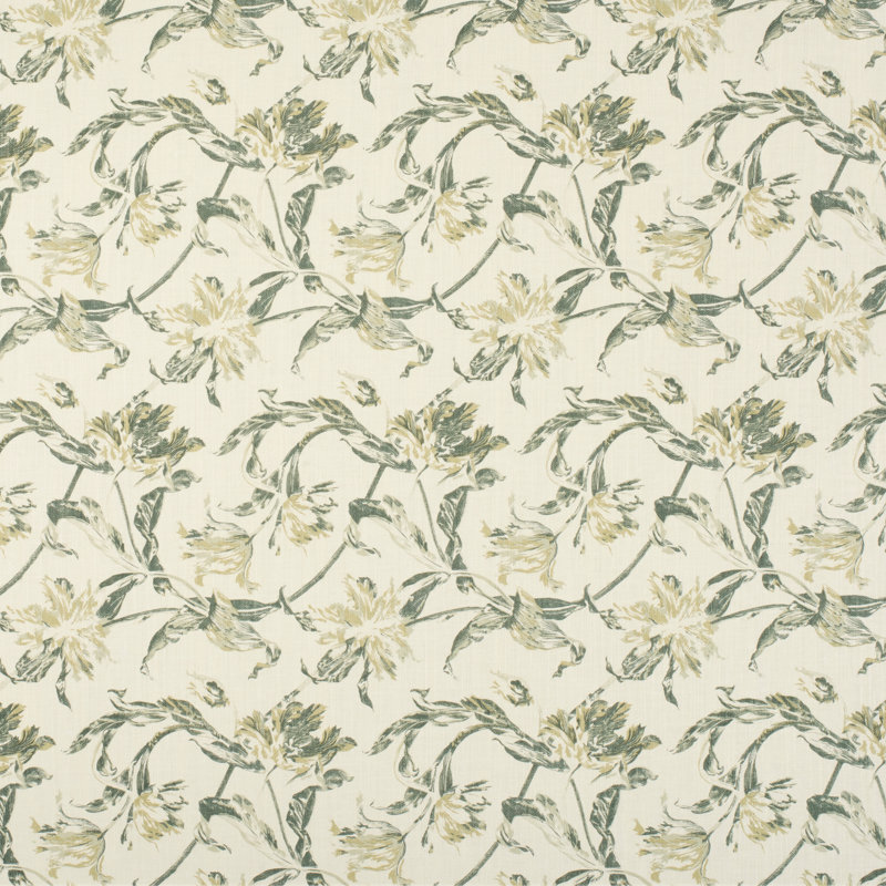 Russian Tulip Linen Blend Fabric