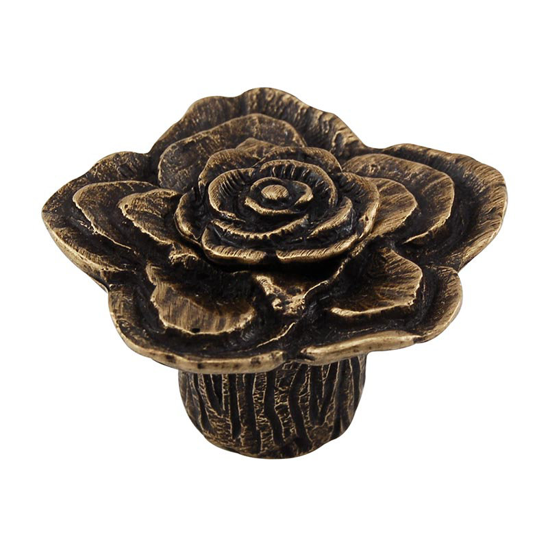 Carlotta Novelty Knob, Antique Brass