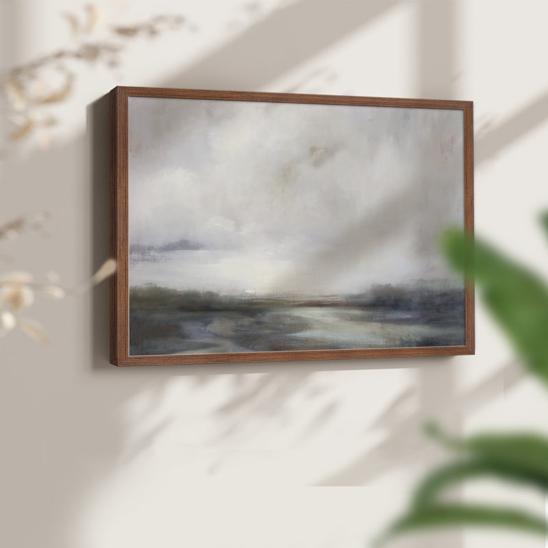 «Light Effect VII V1», reproduction encadrée, réarmable, Noyer, H 16 po x l 20 po