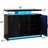 LED Lights Coffee Bar Cabinet with Storage, Sideboard Buffet Cabinet with Charging Station-2067530925