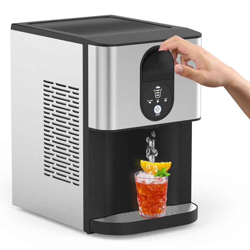 Havato Nugget Ice Maker Make Ice Efficiently, Be Ready For Ice Available In 15-20 Mins For 1-2 Cups Of Drink And Make 44 Lbs Ice In 24 Hours, Perfect For Family Party Or Office