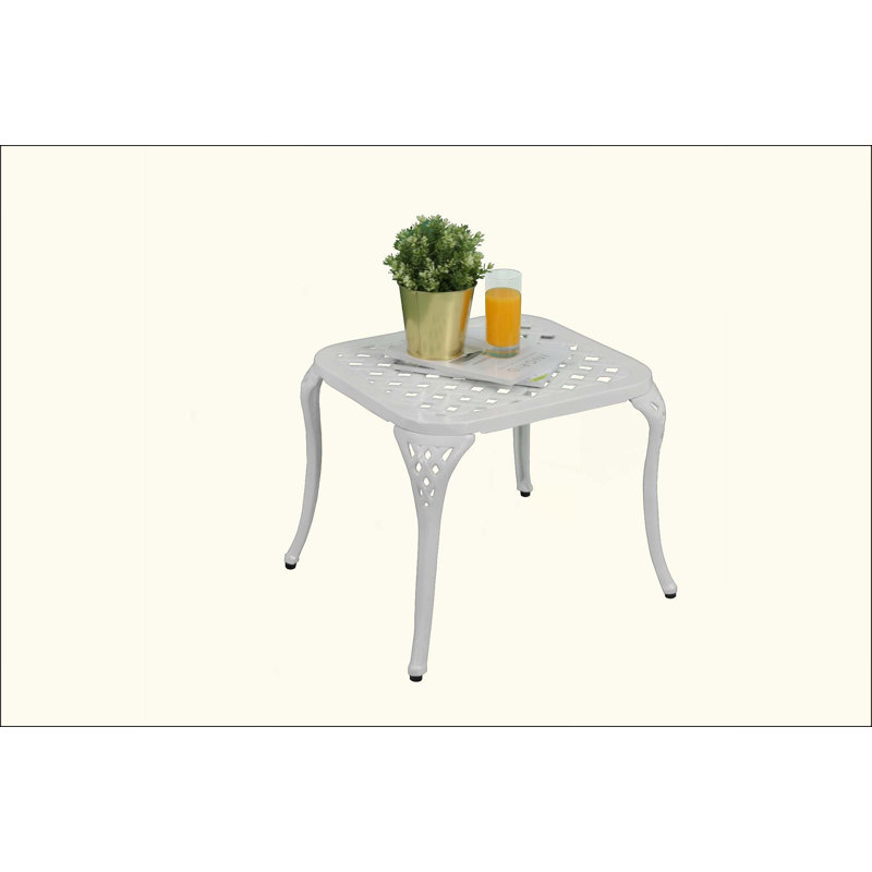 Chaise longue réglable ajustable en fonte d'aluminium résistante à la rouille, idéale pour la détente en plein air et la durabilité