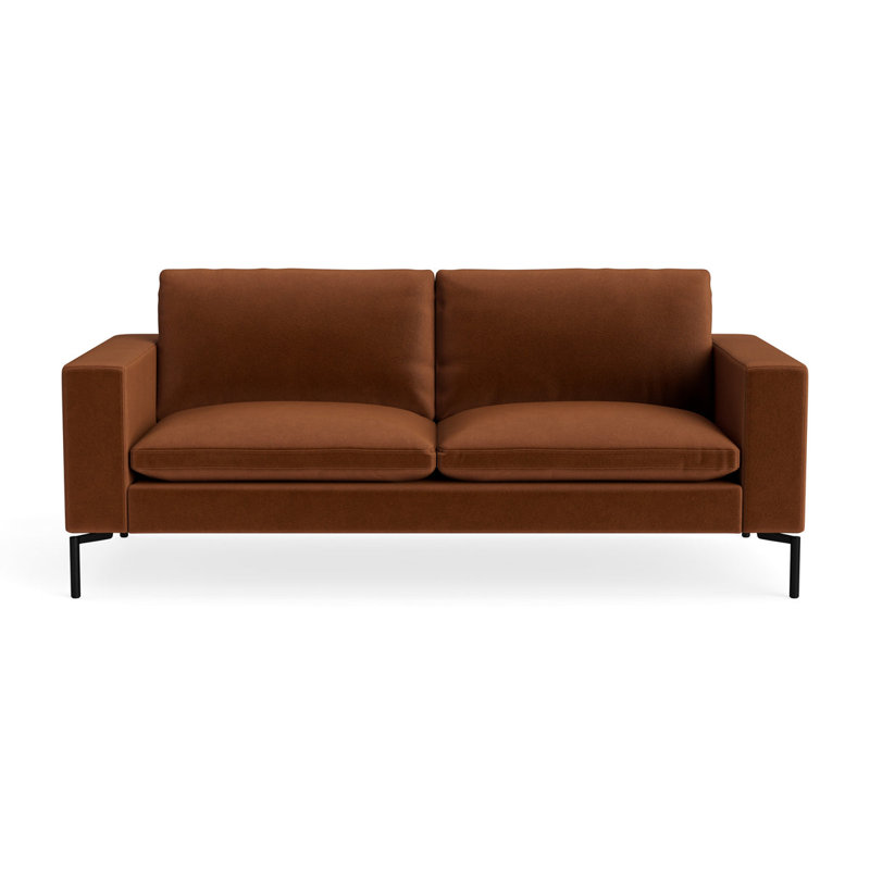 MTO - The New Standard Sofa, 32" H x 78" W x 35" D, Copper Velvet
