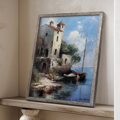 LANDSCAPES Series CCCVII Framed Print - Solid Wood