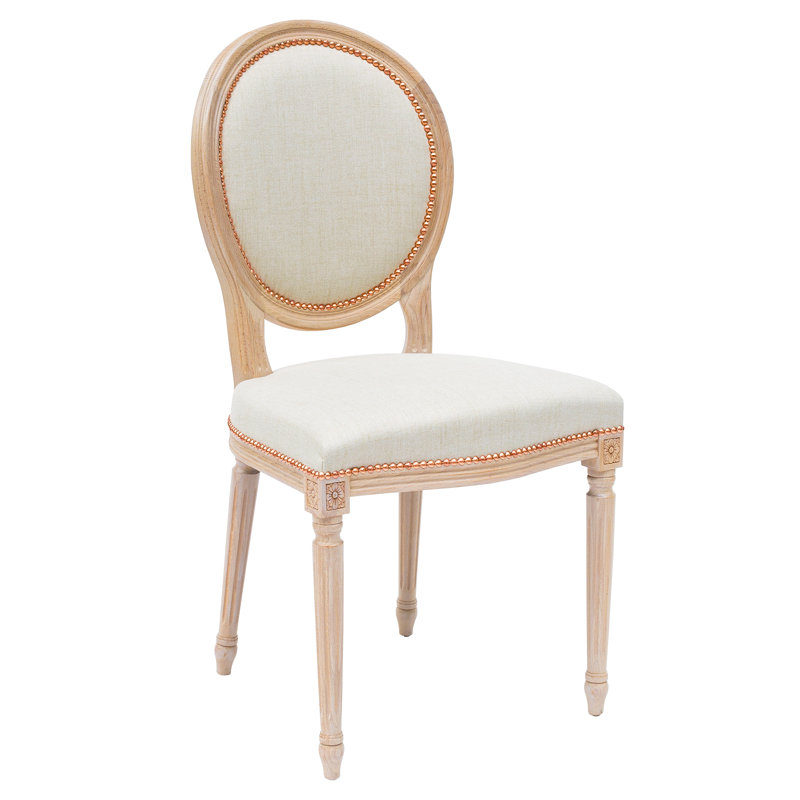 Ehrhardt 48cm H Linen Upholstered Accent in Beige