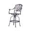 Tabouret de bar 30,5 po avec coussin Angelin-888729988