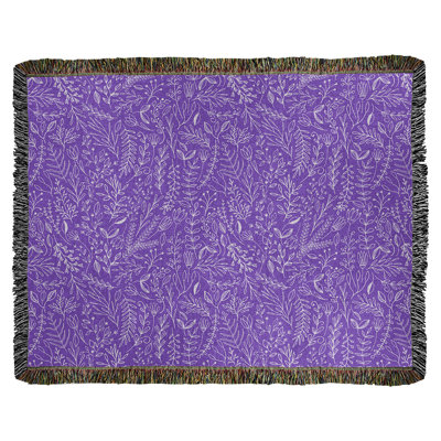 Couverture en coton tissé Katelyn Elizabeth Ditsy