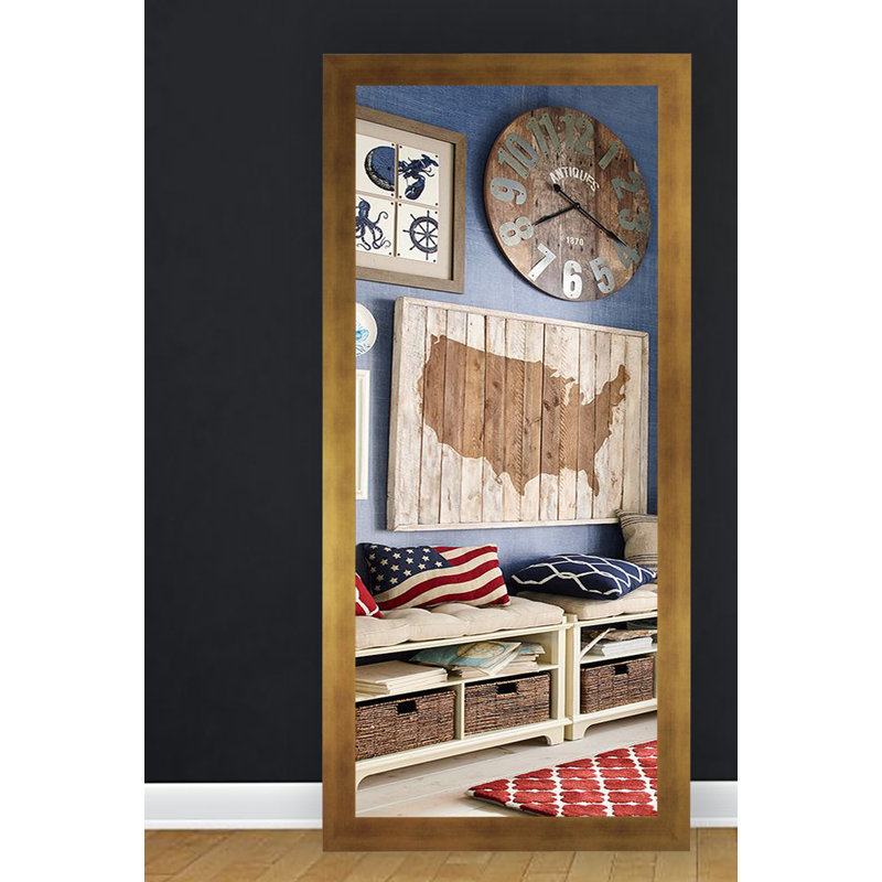 Carlea Flat Wall Mirror, 65.5" H x 32" W
