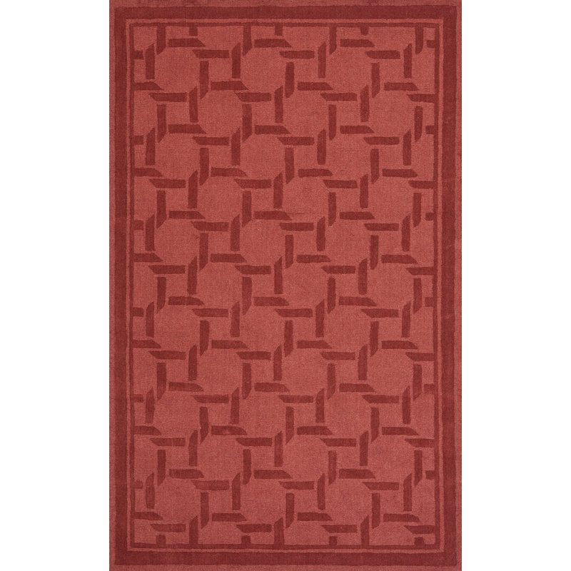 Resort Martha Stewart Hand Tufted Wool Geometric Rug, Rectangle 4' x 6'