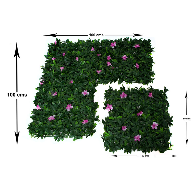 53 cm H Faux Plant, Purple, Green