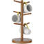 Arbre porte-gobelet en bambou, support de tasse à café à base plus épaisse pour comptoir, porte-gobelet de comptoir avec 6 crochets-1479991663-1479991657