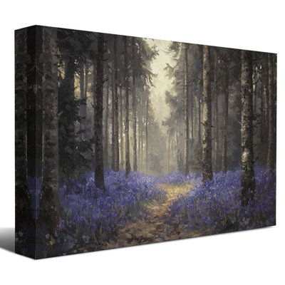 Art mural sur toile 8 "x 12" avec cadre en bois, prêt à être accroché
