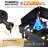 3-Burner High Pressure Propane Outdoor Stove with Removable Side Shelves and Windscreen