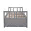 Lit de jour simple avec lit gigogne escamotable et 3 tiroirs de rangement, structure de lit de jour en bois peu encombrante-1323263709-1323263707