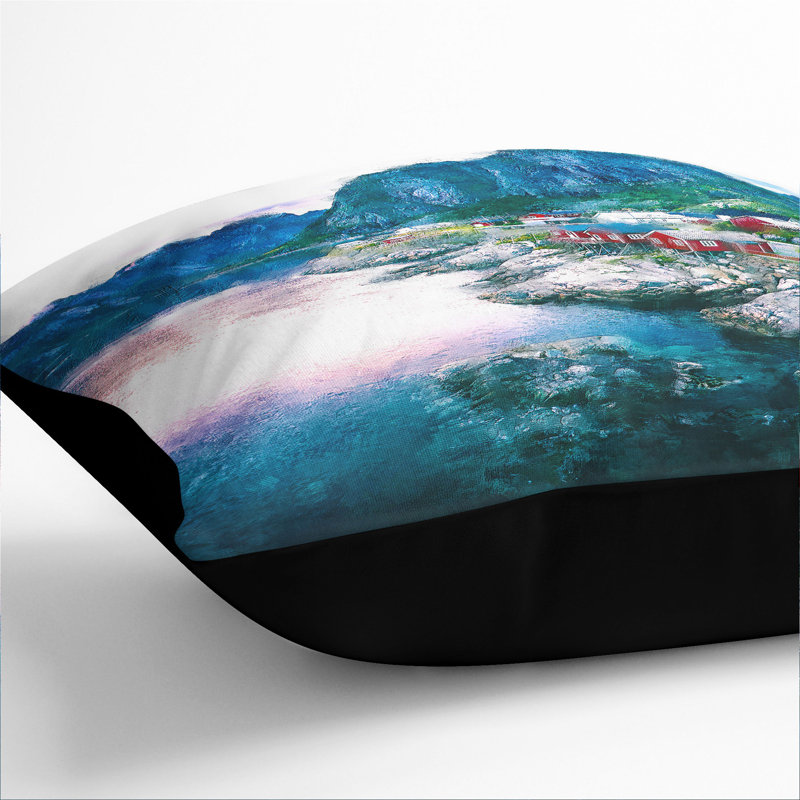 Square Cushion, 40cm H x 40cm W x 15cm D, Black