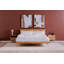 Alice 2 - Drawer Solid Wood Nightstand