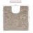 Schoenberger 100% Cotton Contour Bath Mat 20"x20"-855941220