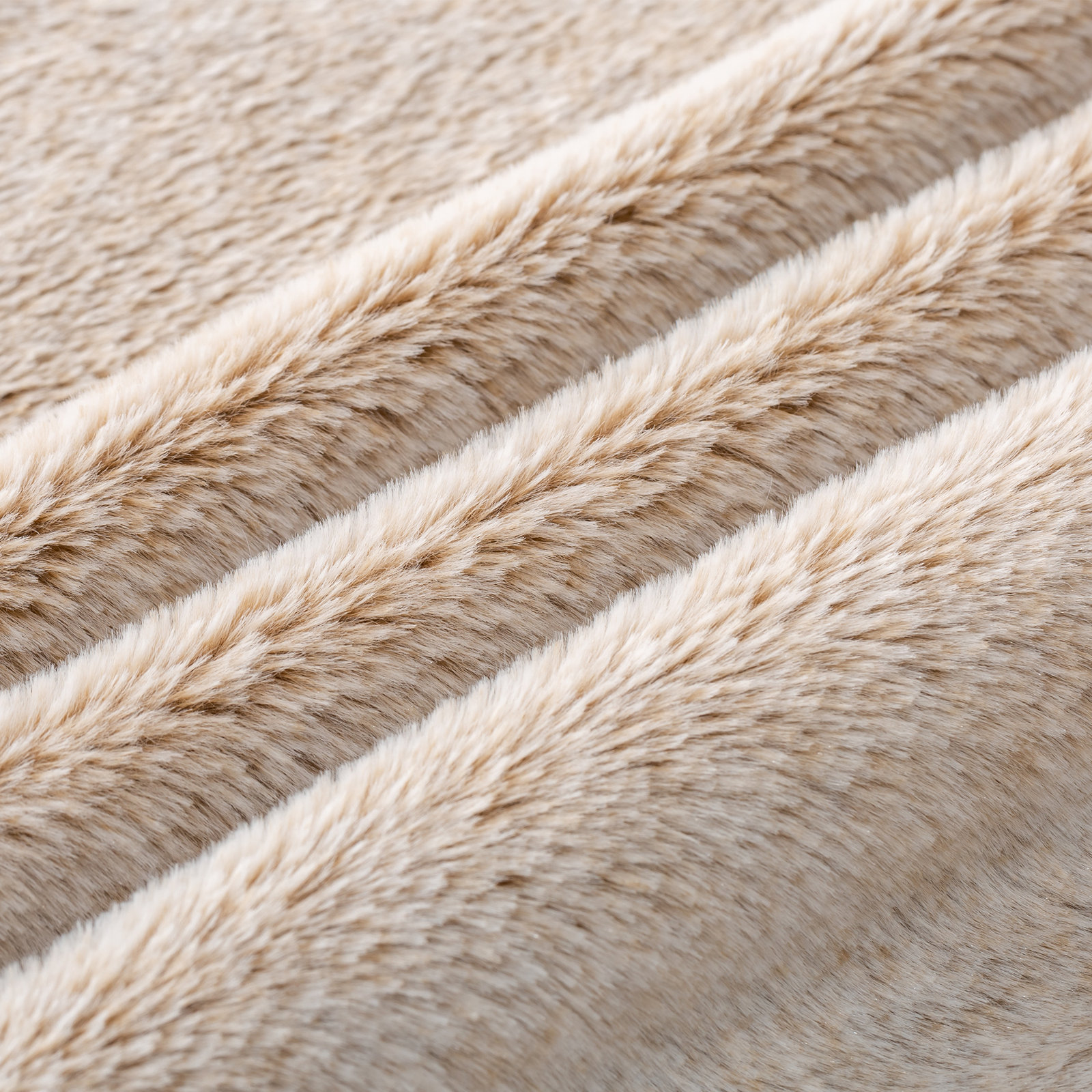 Faux Fur Tree Skirt, Milk Coffee Brown