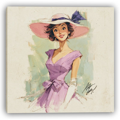 «Lavender Delight», art mural sur toile tendue