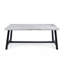 Rustic Outdoor Dining Table With Metal Frame, Patio Table-1025431028