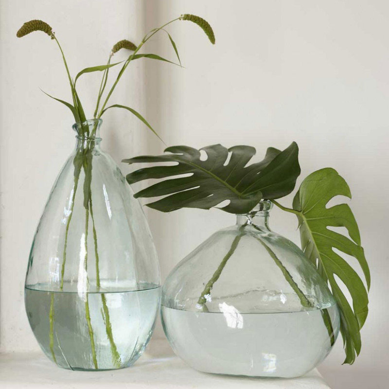 Glass Floor Vase