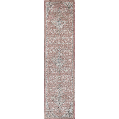Tapis rose amarante rétro Gunson