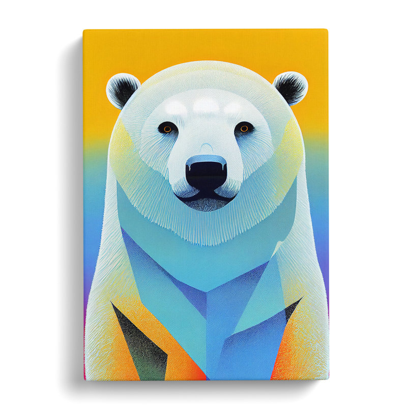 Stetson Polar Bear Vol.1 - Wrapped Canvas, 60cm H x 40cm W x 3cm D