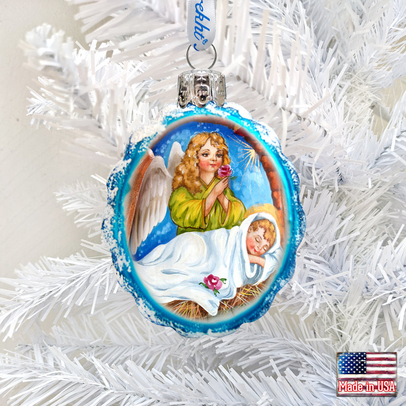 Keepsake 3'' Glass Holiday Shaped Ornament