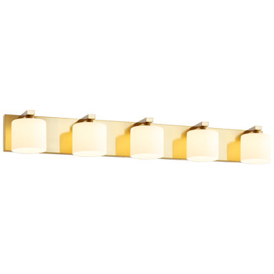 Delvon Vanity Wall Sconce Plating Finish With Frosted Glass – Stylish Lighting For Hallways And Bedrooms