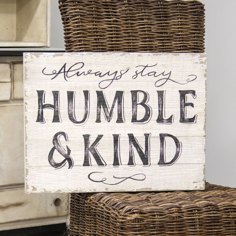 Décoration murale Humble and Kind