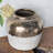 Round Sienna Brown Ceramic Accent Vase-92256703