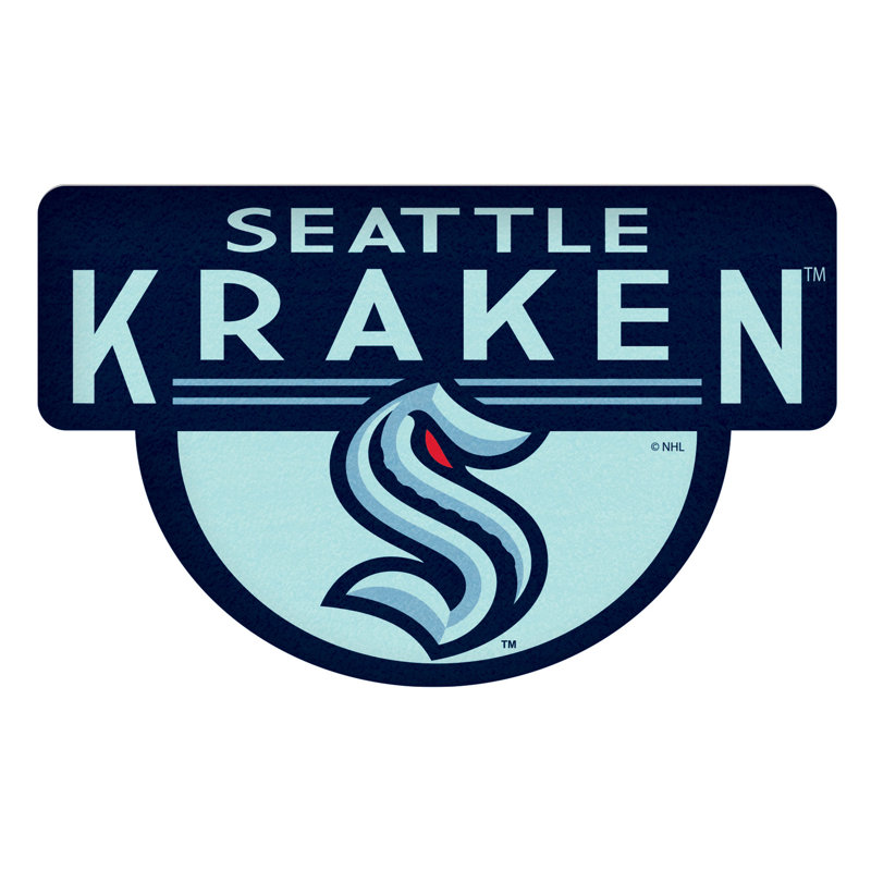 NFL Shaped Coir Outdoor Welcome Mat, Kraken
