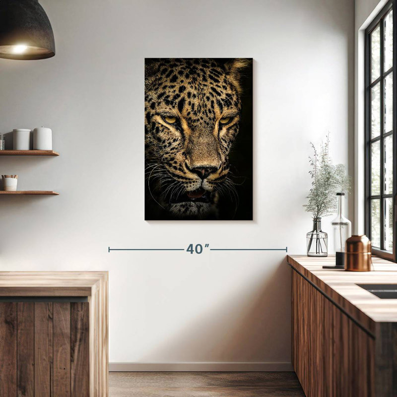 Brampt Waiting Leopard, 36" H x 24" W