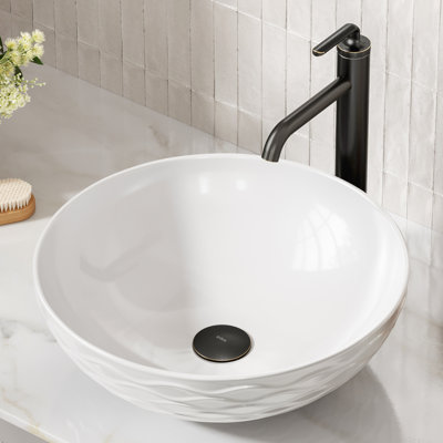 Extended Thread Pop-Up Bathroom Sink Drain