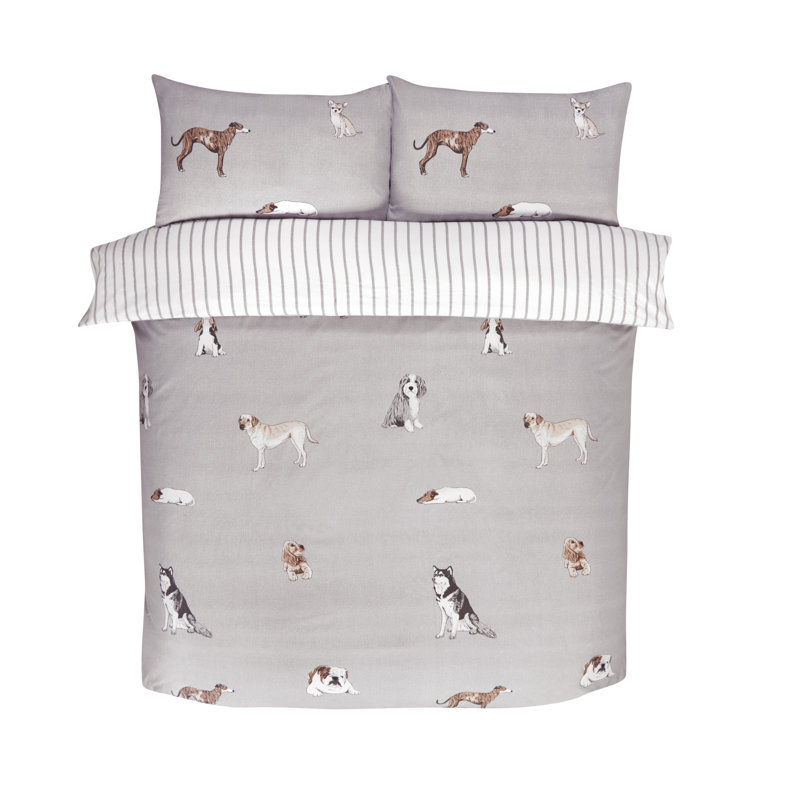 Adekunle Polyester No Pattern Duvet Cover with Pillowcases Included, Double - 2 Standard Pillowcases