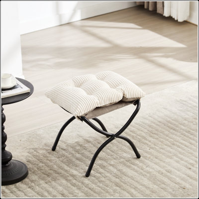 Méridienne moderne avec repose-pieds, accoudoirs, poche latérale et repose-pieds pour petits espaces, fauteuil de lecture confortable et élégant