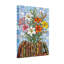 Plantes et fleurs, livres floraux, impression sur toile à motif de vitrail-2088995511