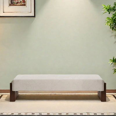 Banc de vestiaire Repose-pieds simple et confortable