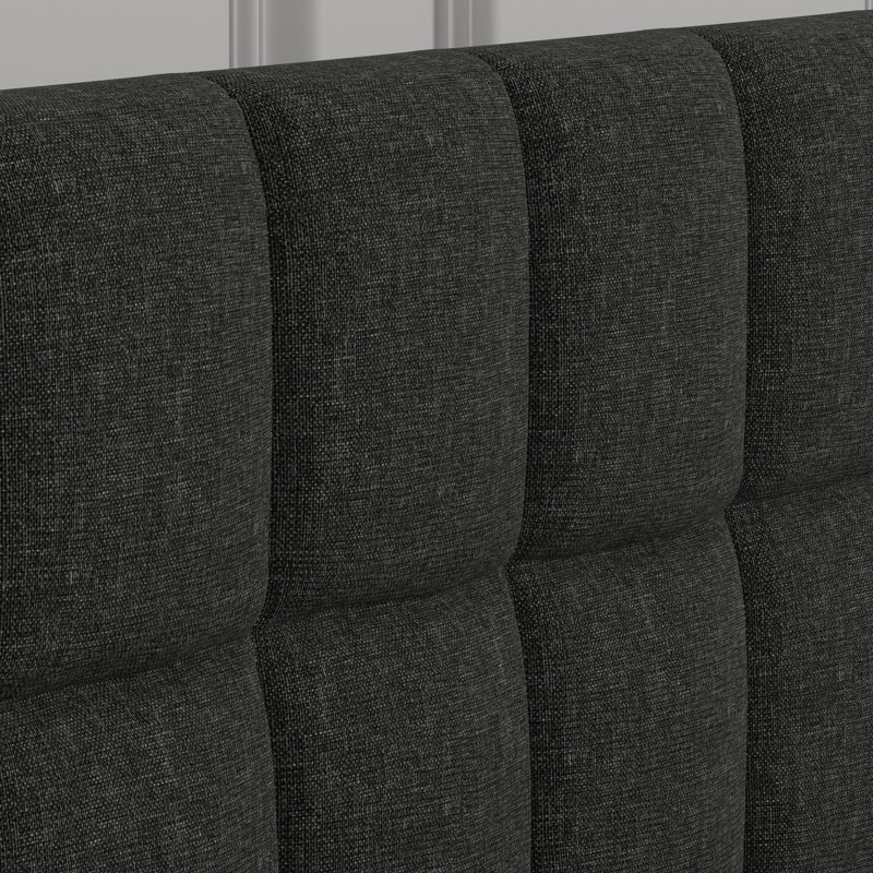 Barthmaier Upholstered Headboard, Dark Gray, King