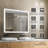 Ciyanna Recessed LED Lighted Medicine Cabinet with 3 Adjustable Shelves, Defogger, Outlets & USBs-1765612743